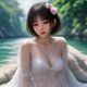 用户运营吴梦琪头像，活力女性，亲和力强，暖色调背景